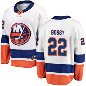 Herren New York Islanders Eishockey Trikot Mike Bossy #22 Breakaway Weiß Fanatics Branded Auswärts